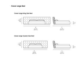 Cesar Large Bed