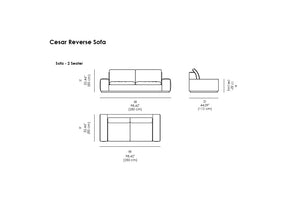 Cesar Reverse Sofa