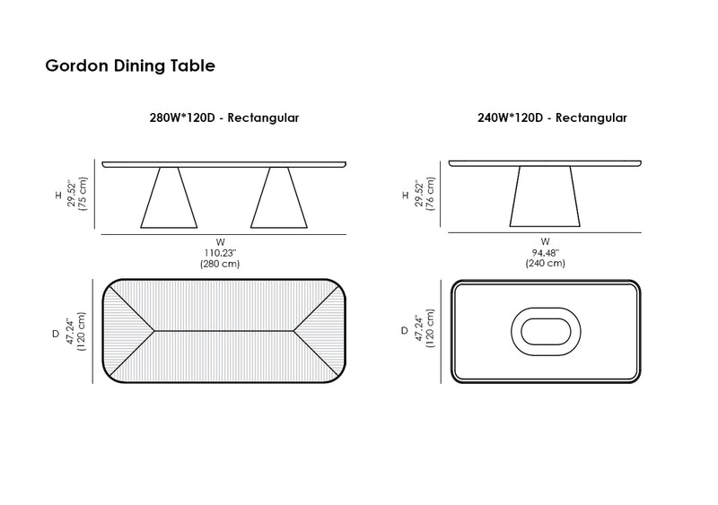 Gordon Rectangular Dining Table