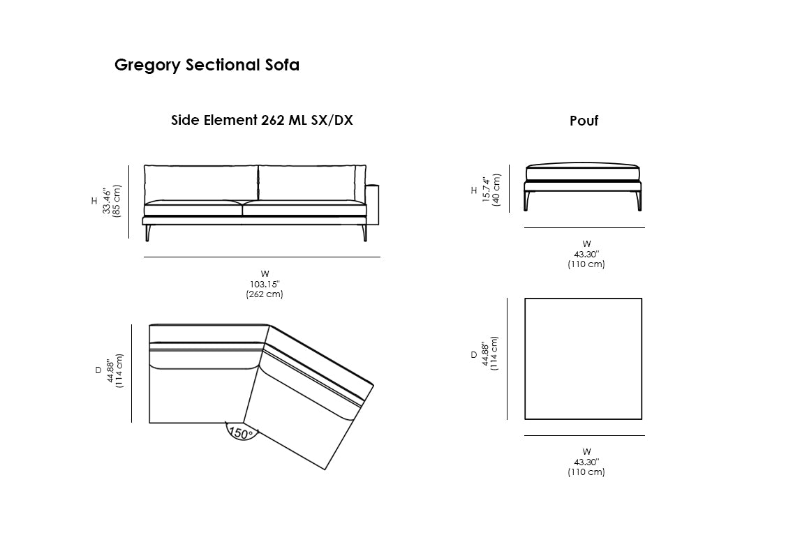 Gregory Sectional Sofa