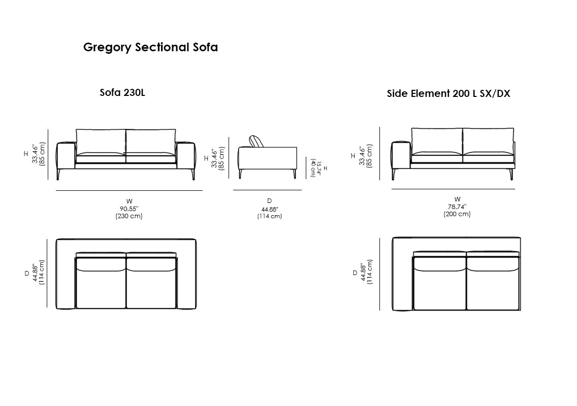 Gregory Sectional Sofa