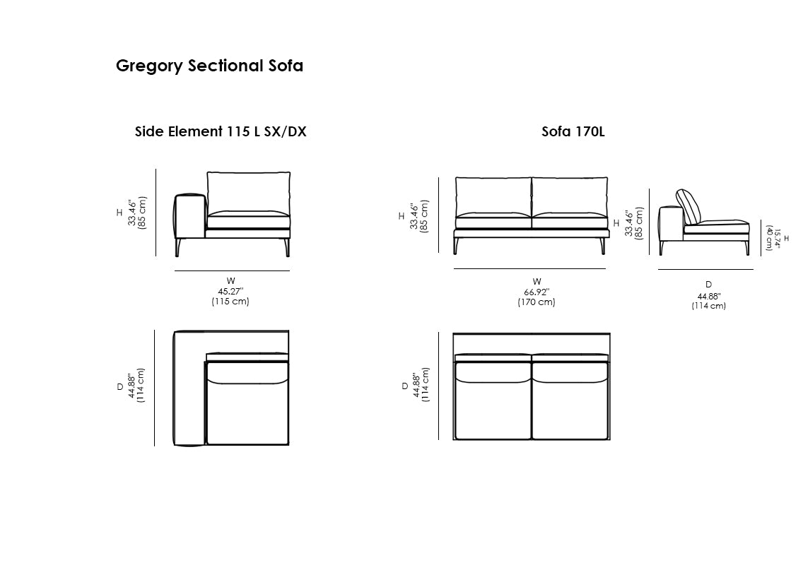 Gregory Sectional Sofa