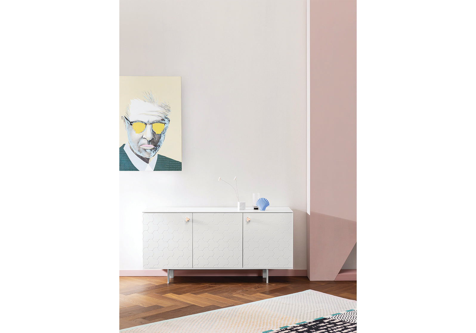 Soko Sideboard With Integrated Vase & Air Purifier