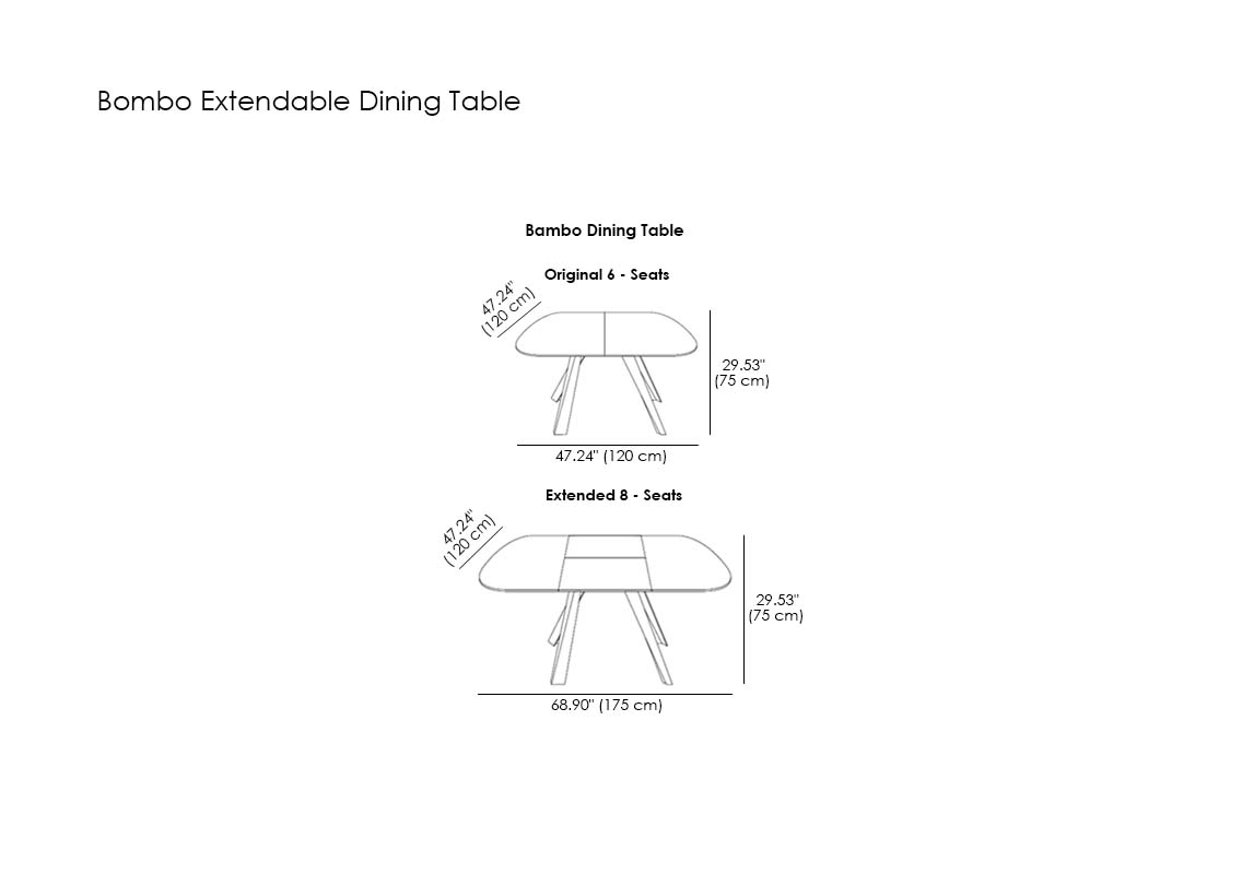 Bombo Extendable Dining Table