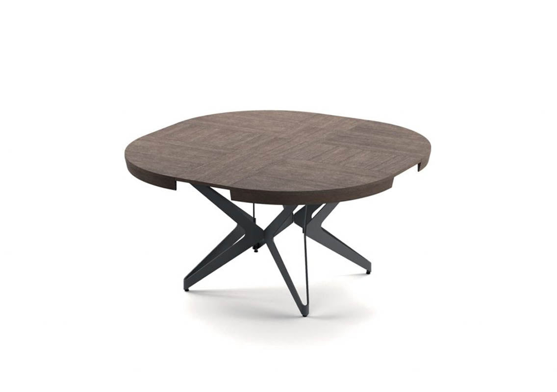 Big Round Extendable Dining Table