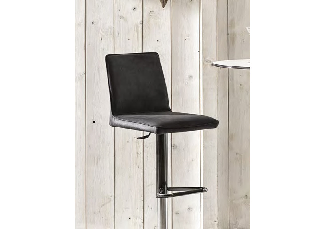 Nata Anthracite Adjustable Bar Stool (Quick Ship)