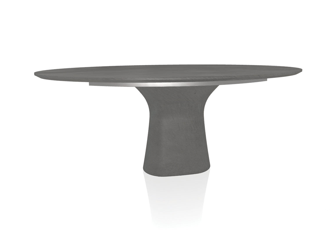 Podium Oval 98" Dining Table (Quick Ship)