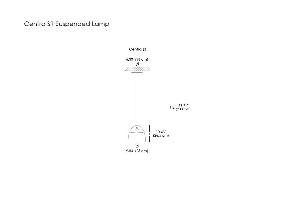 Centra S1 Suspended Lamp
