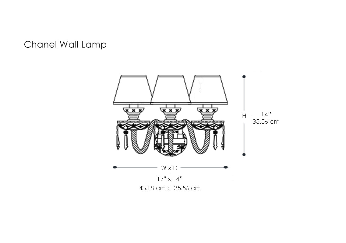 Chanel Wall Lamp