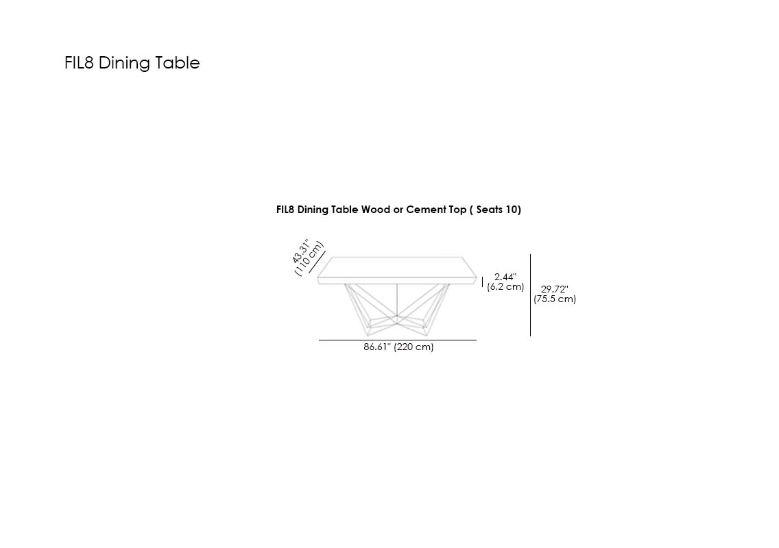 FIL8 Dining Table