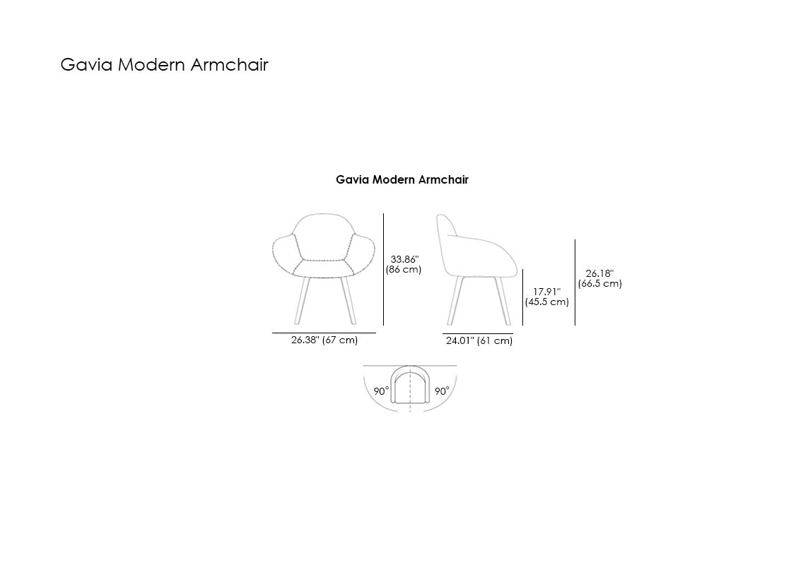 Gavia Modern Armchair