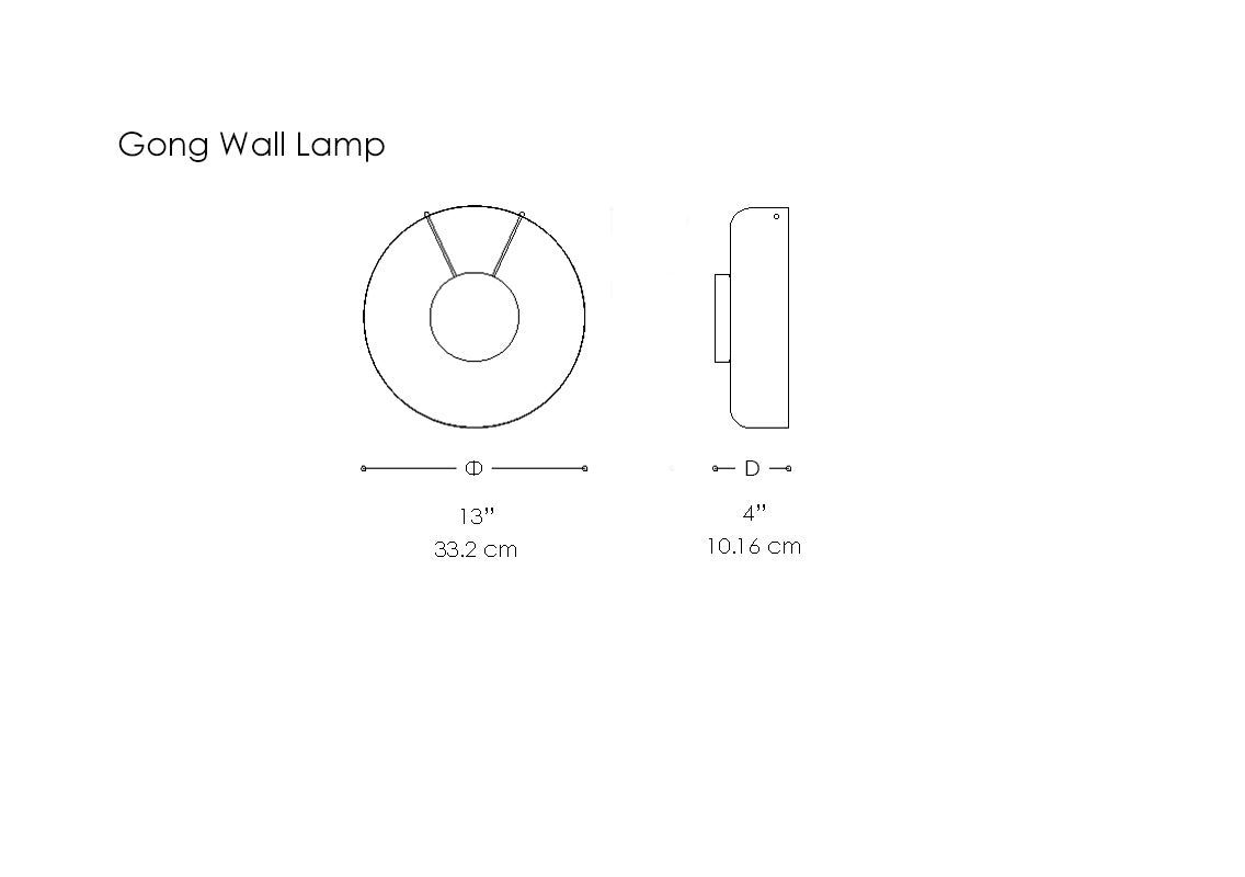 Gong Wall Lamp