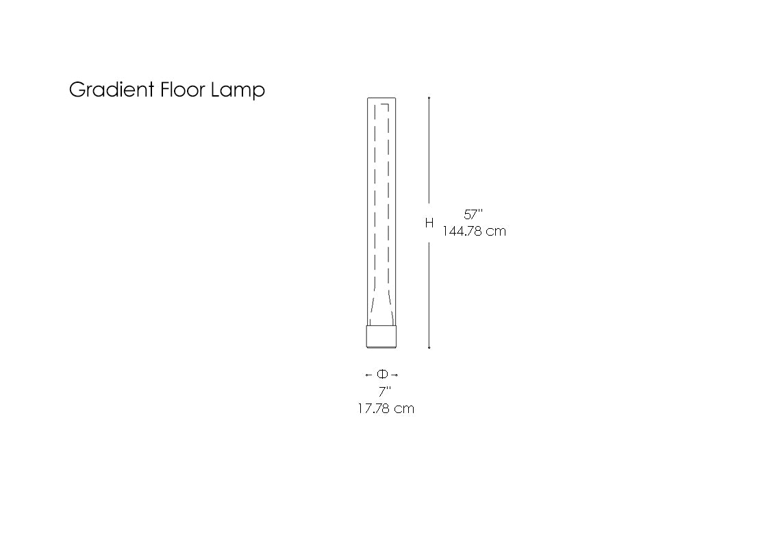 Gradient Floor Lamp