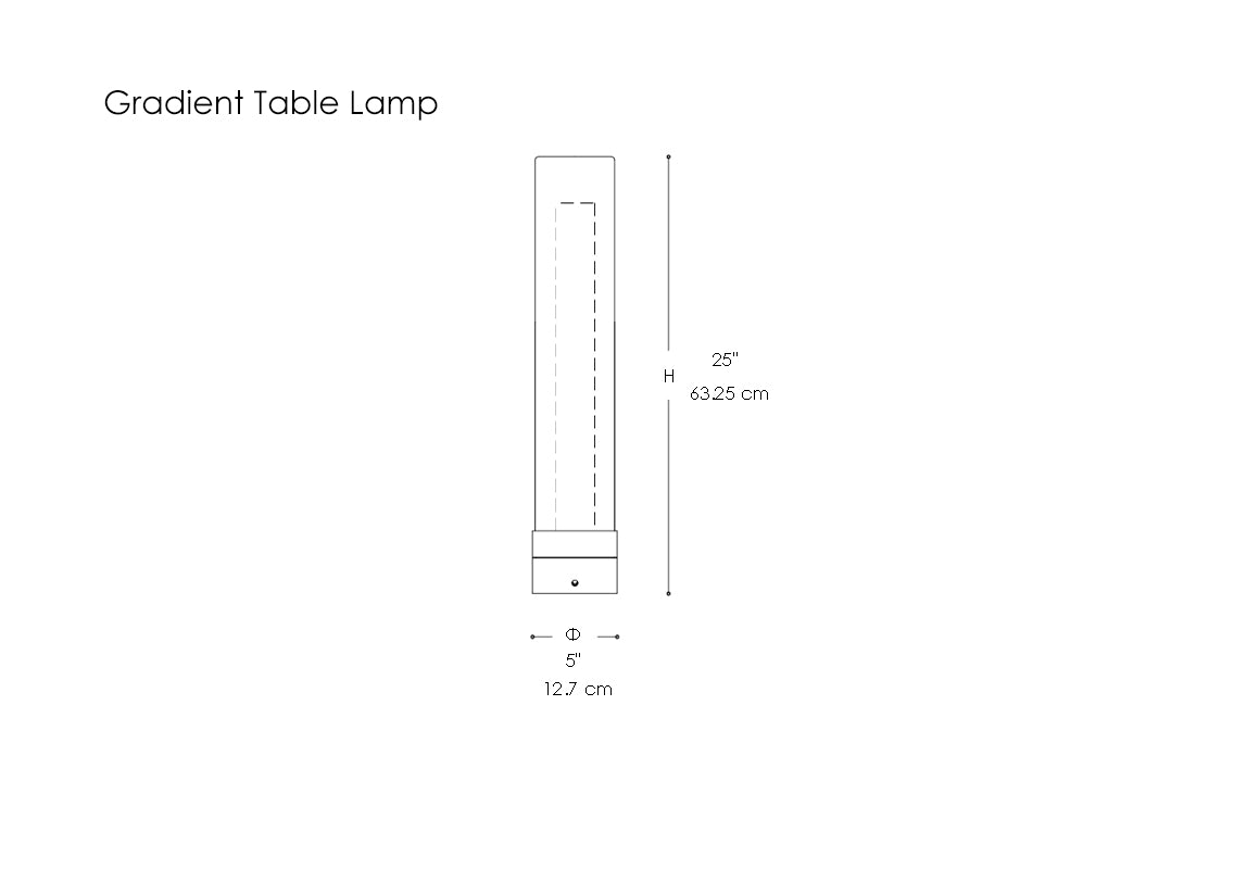 Gradient Table Lamp