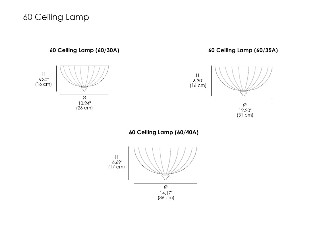 60 Ceiling Lamp