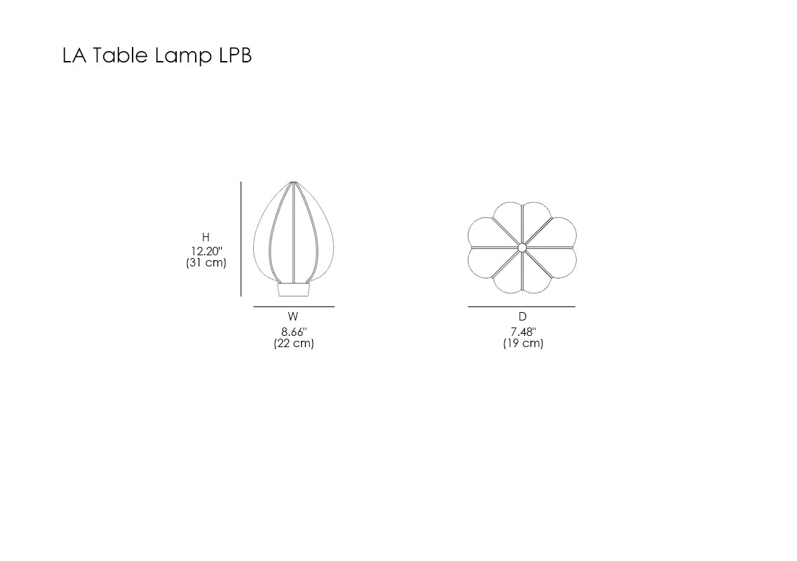 LA Table Lamp LPB