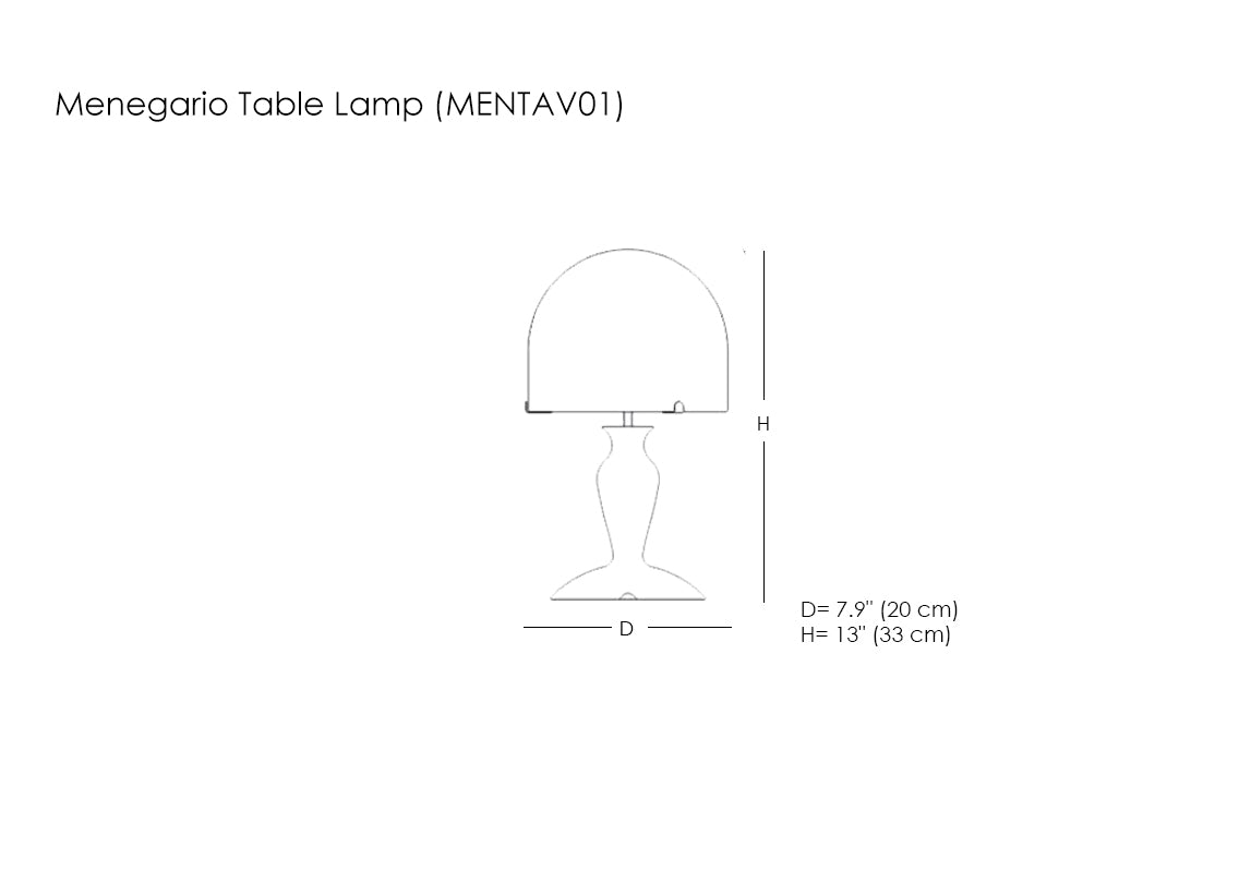Menegario Table Lamp