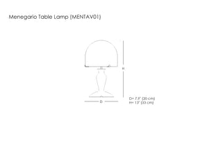 Menegario Table Lamp