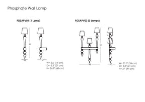 Phosphate Wall Lamp