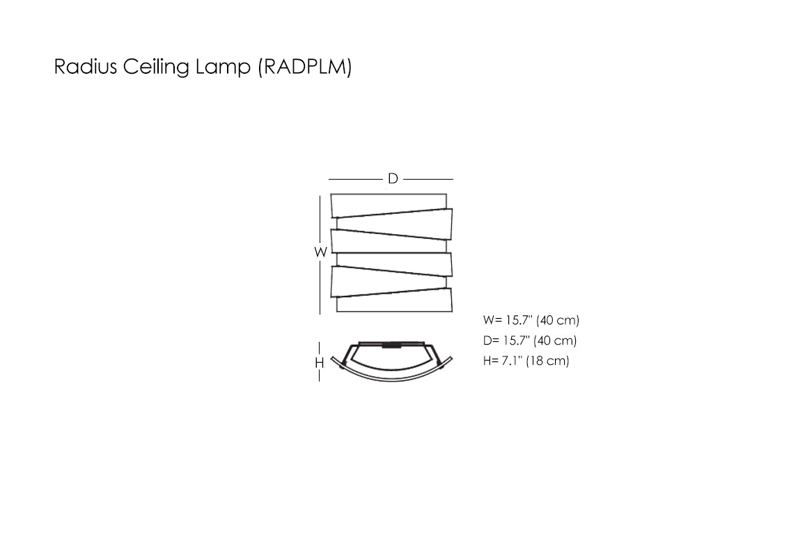 Radius Ceiling Lamp