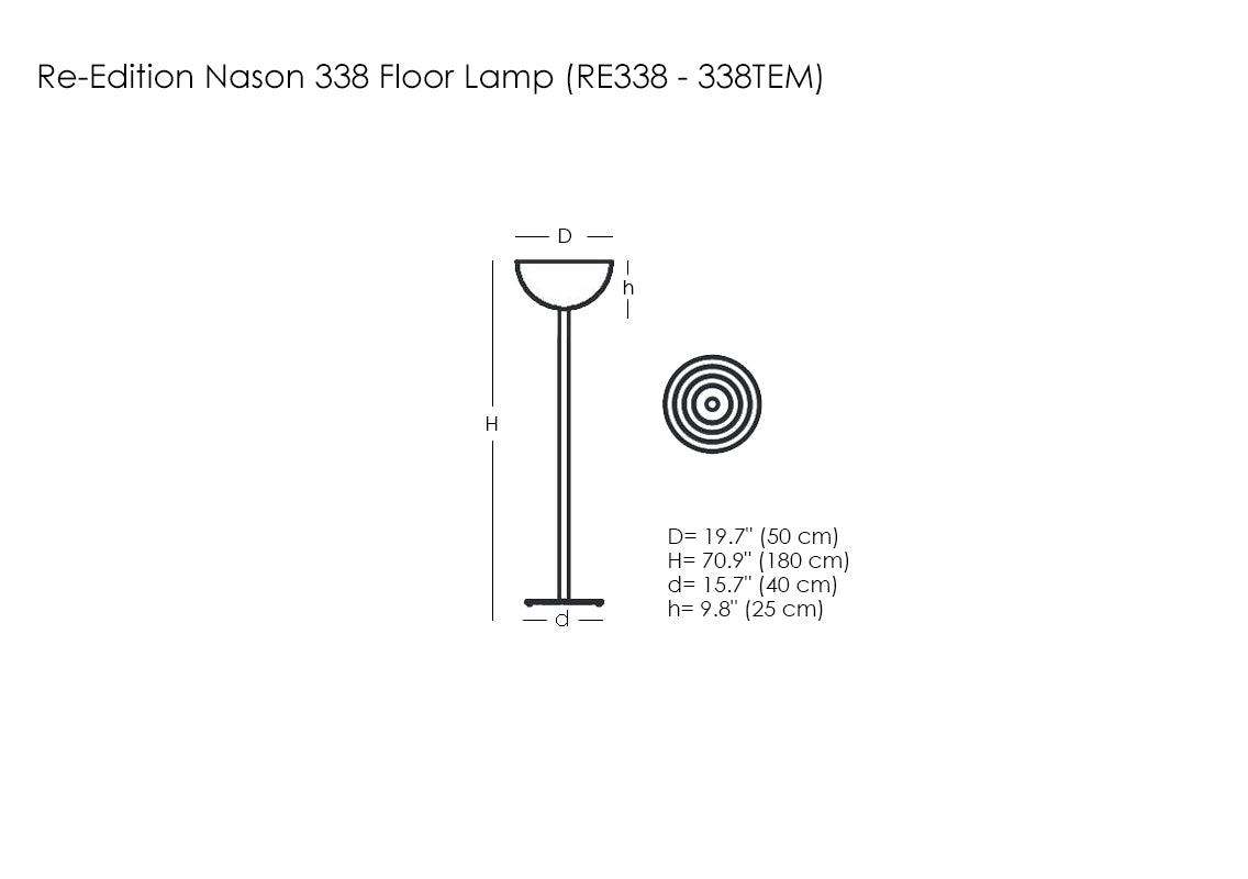 Re-Edition Nason 338 Floor Lamp