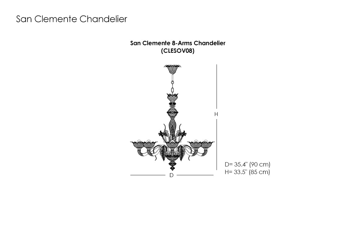 San Clemente Chandelier