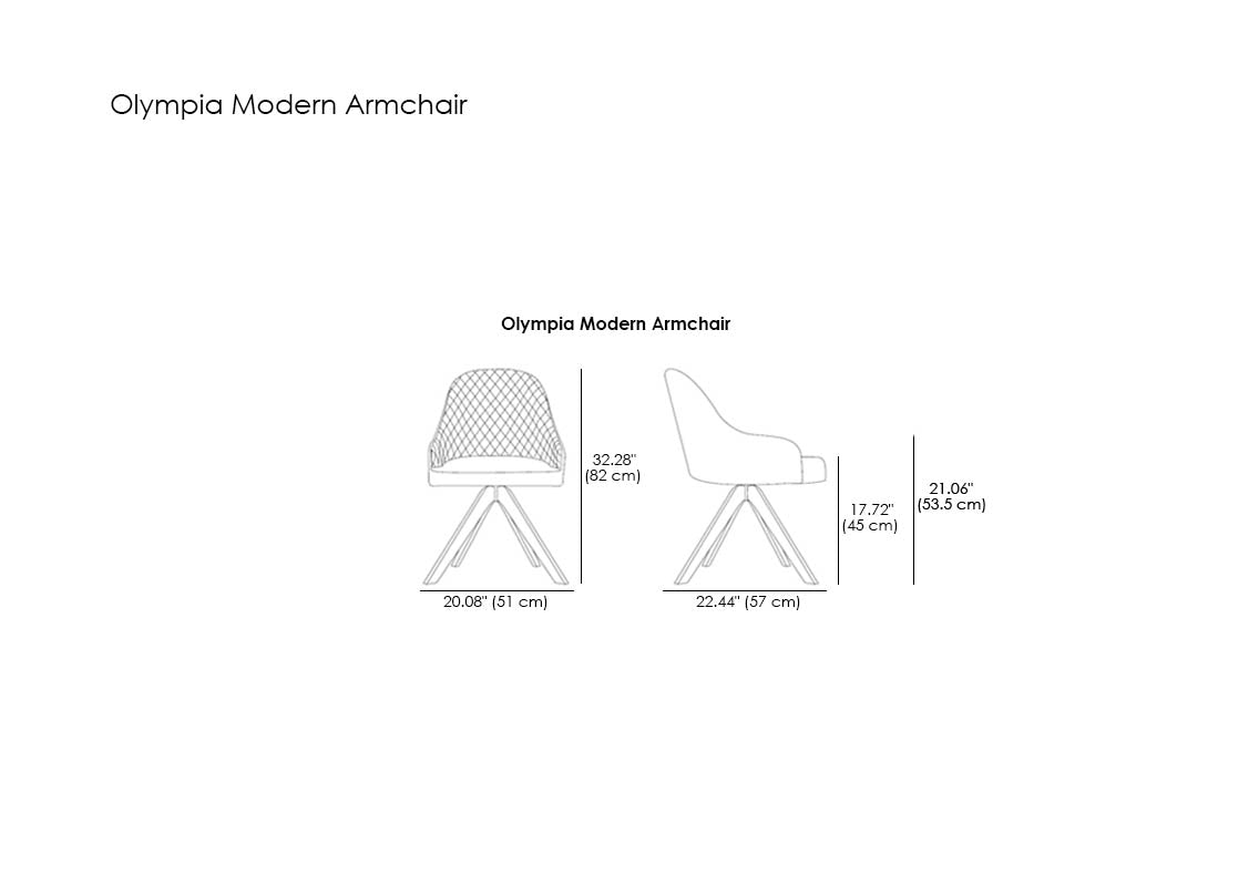 Olympia Modern Armchair