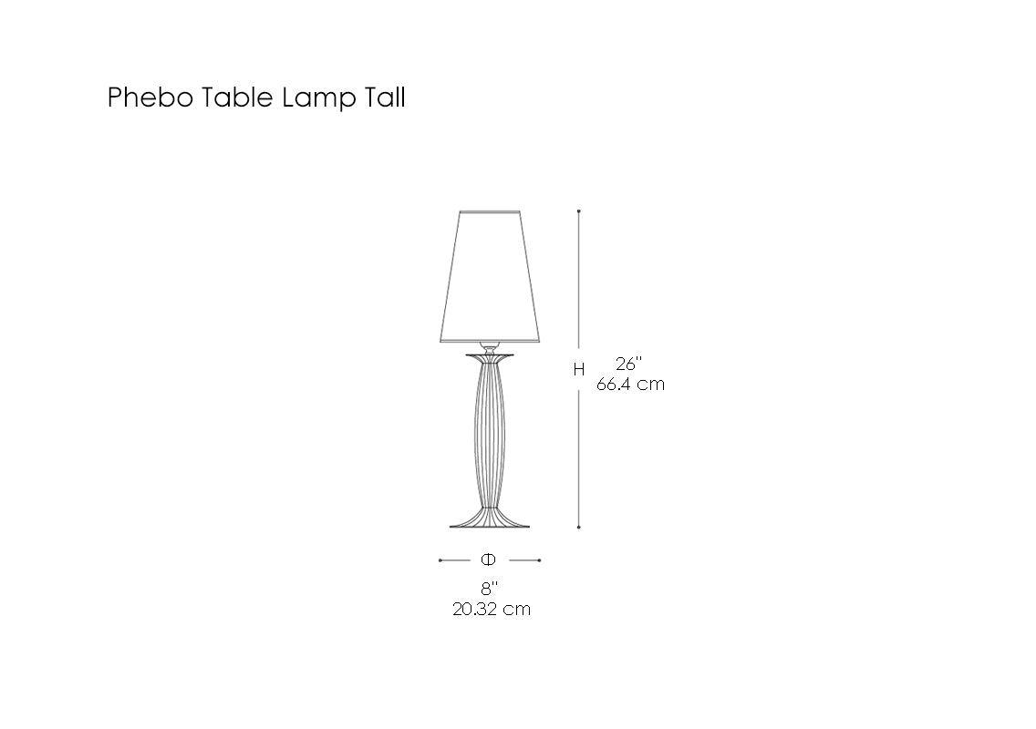 Phebo Table Lamp Tall
