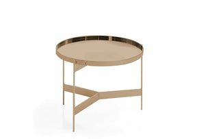 Abaco Coffee & Side Table In High Gloss Bronze (Quick Ship)