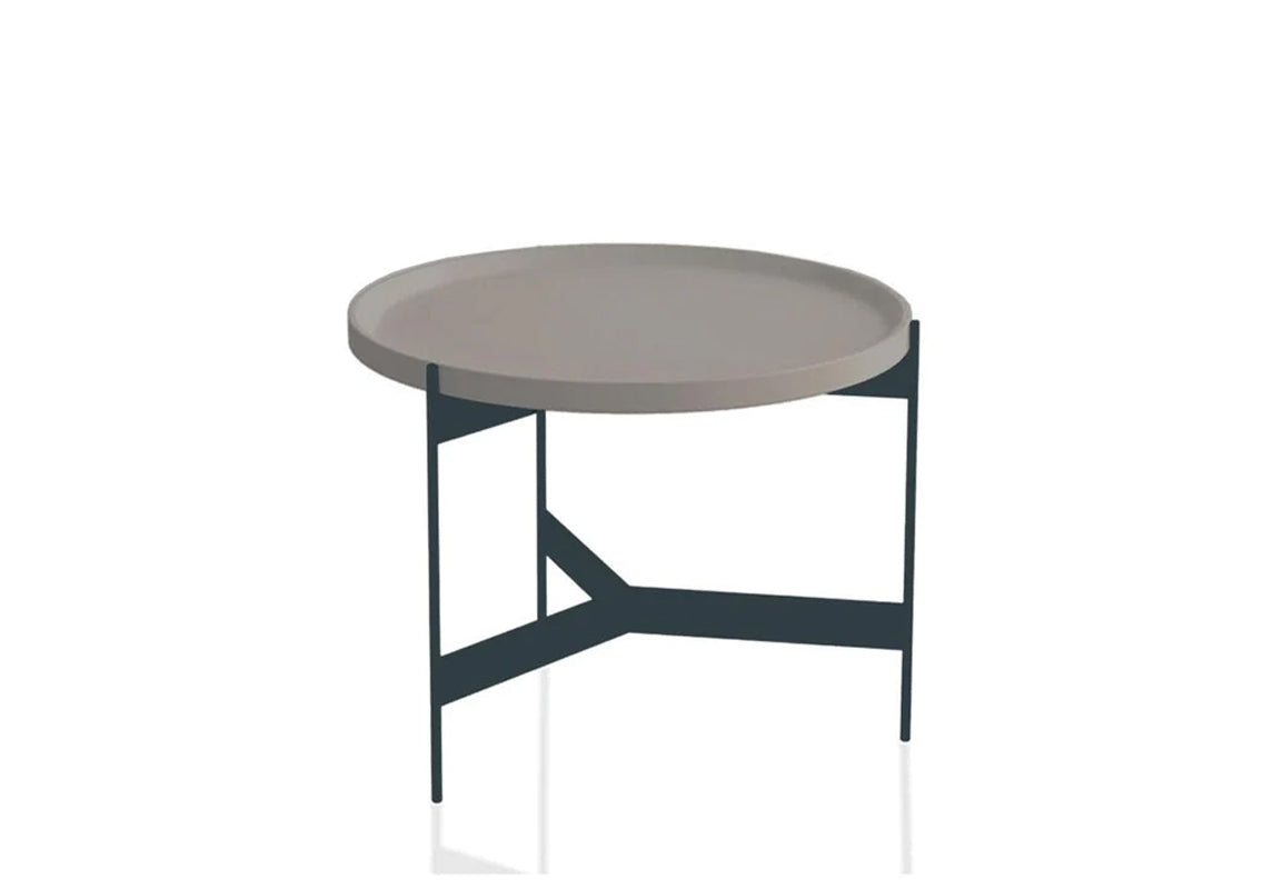 Abaco Coffee & Side Table with Ash Gray Top (Quick Ship)