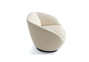 Naan Swivel Armchair - Aquarius 01 Fabric (Quick Ship)