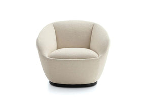 Naan Swivel Armchair - Aquarius 01 Fabric (Quick Ship)