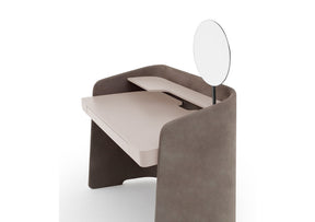 Chloé Vanity Desk With Mirror (Quick Ship)