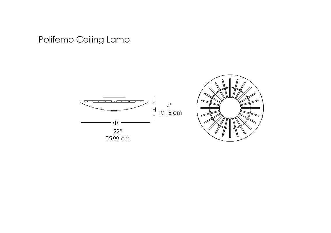 Polifemo Ceiling Lamp