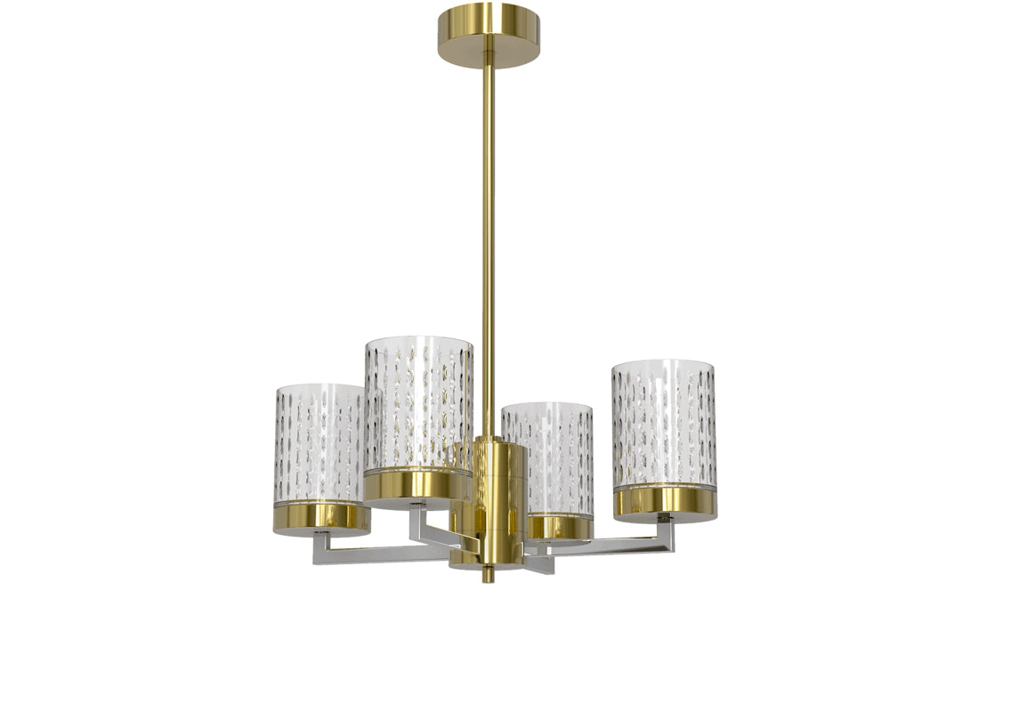 Quarzo Chandelier 4 Lights