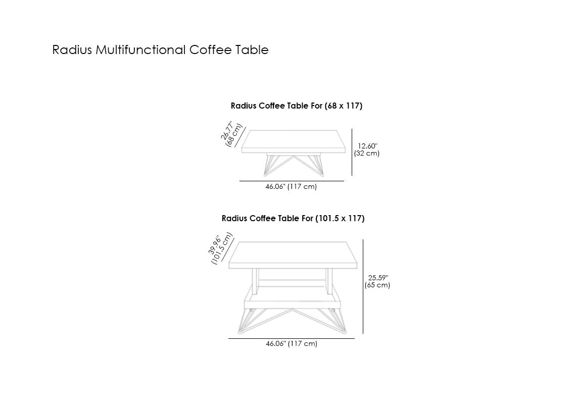 Radius Multifunctional Coffee Table
