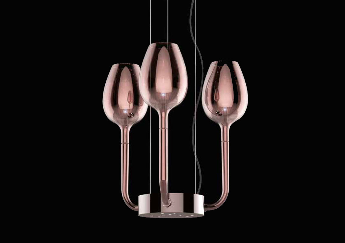 Rose 3-Light Pendant Lamp