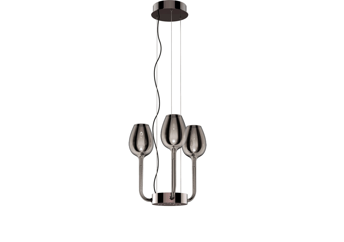 Rose 3-Light Pendant Lamp