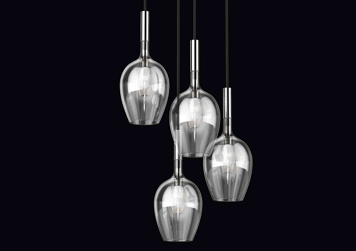 Rose 4-Light Linear Chandelier