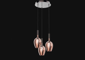 Rose 3-Light Chandelier