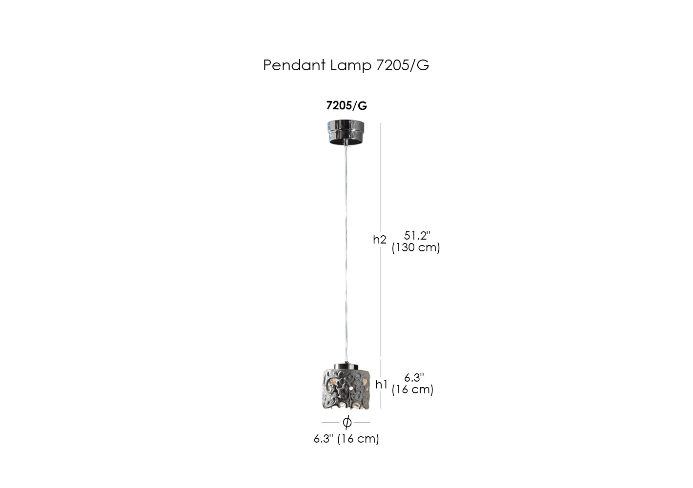Pendant Lamp 7205/G