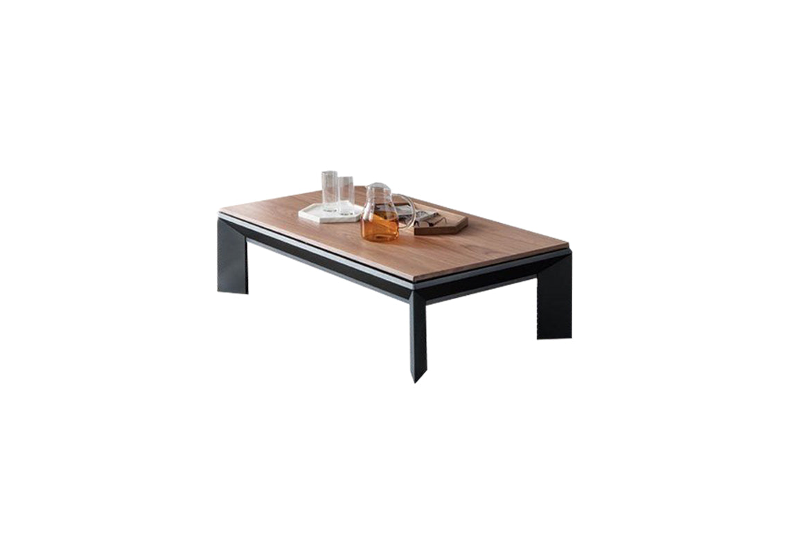 Metrino Walnut Top Coffee Table (Quick Ship)