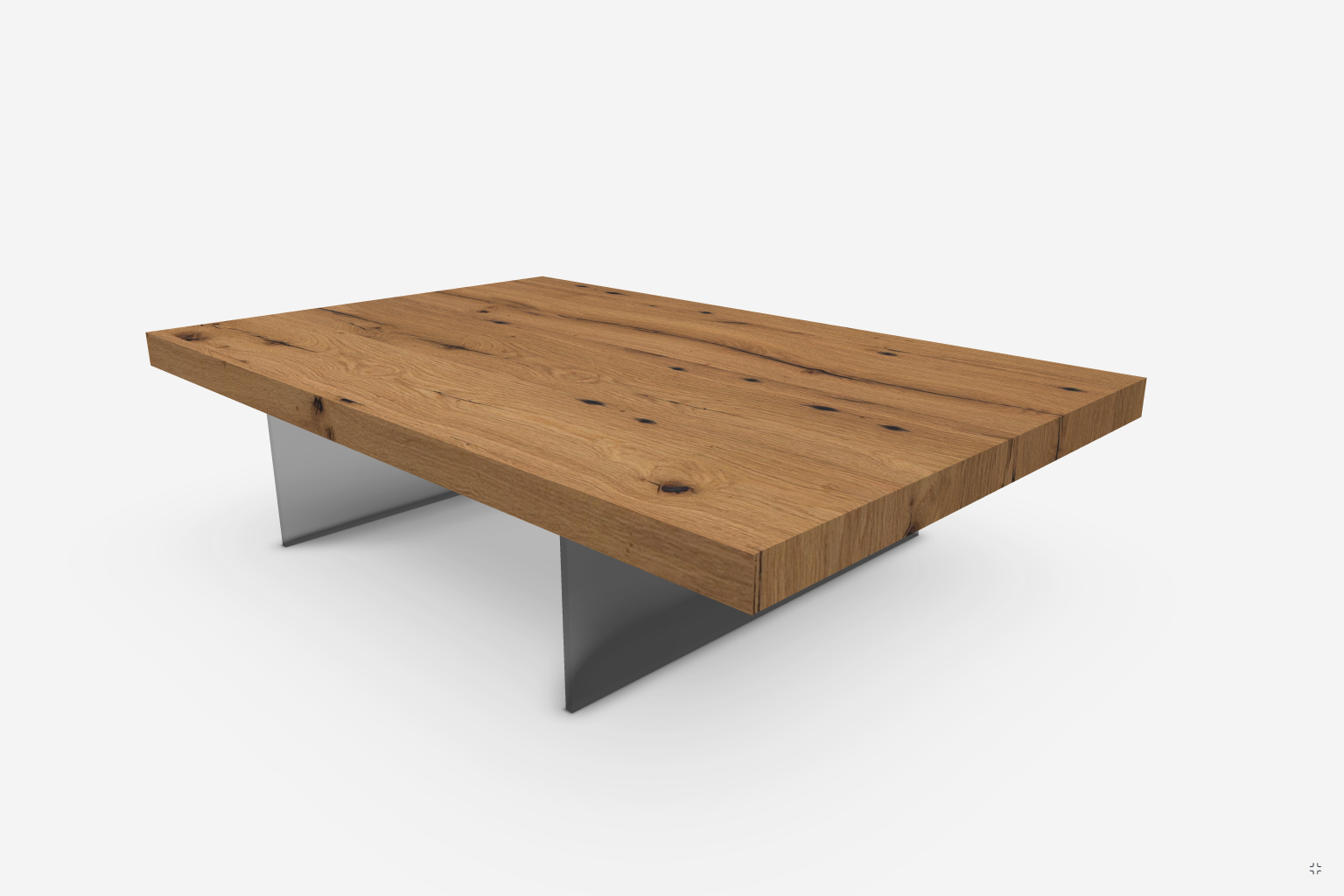 Markus Natural Ancient Oak Up & Down Coffee Table (Quick Ship)