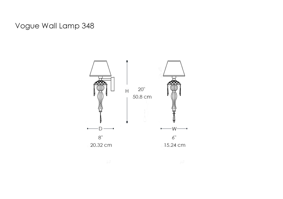 Vogue Wall Lamp 348