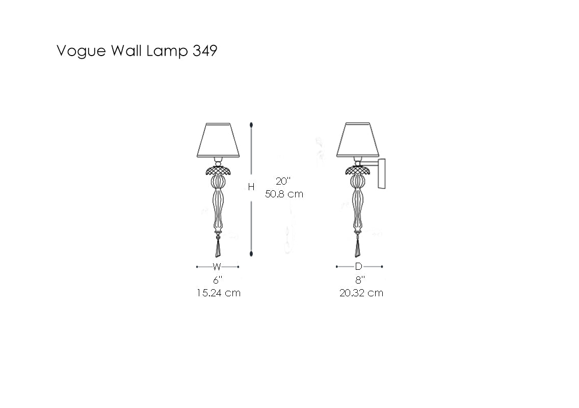 Vogue Wall Lamp 349