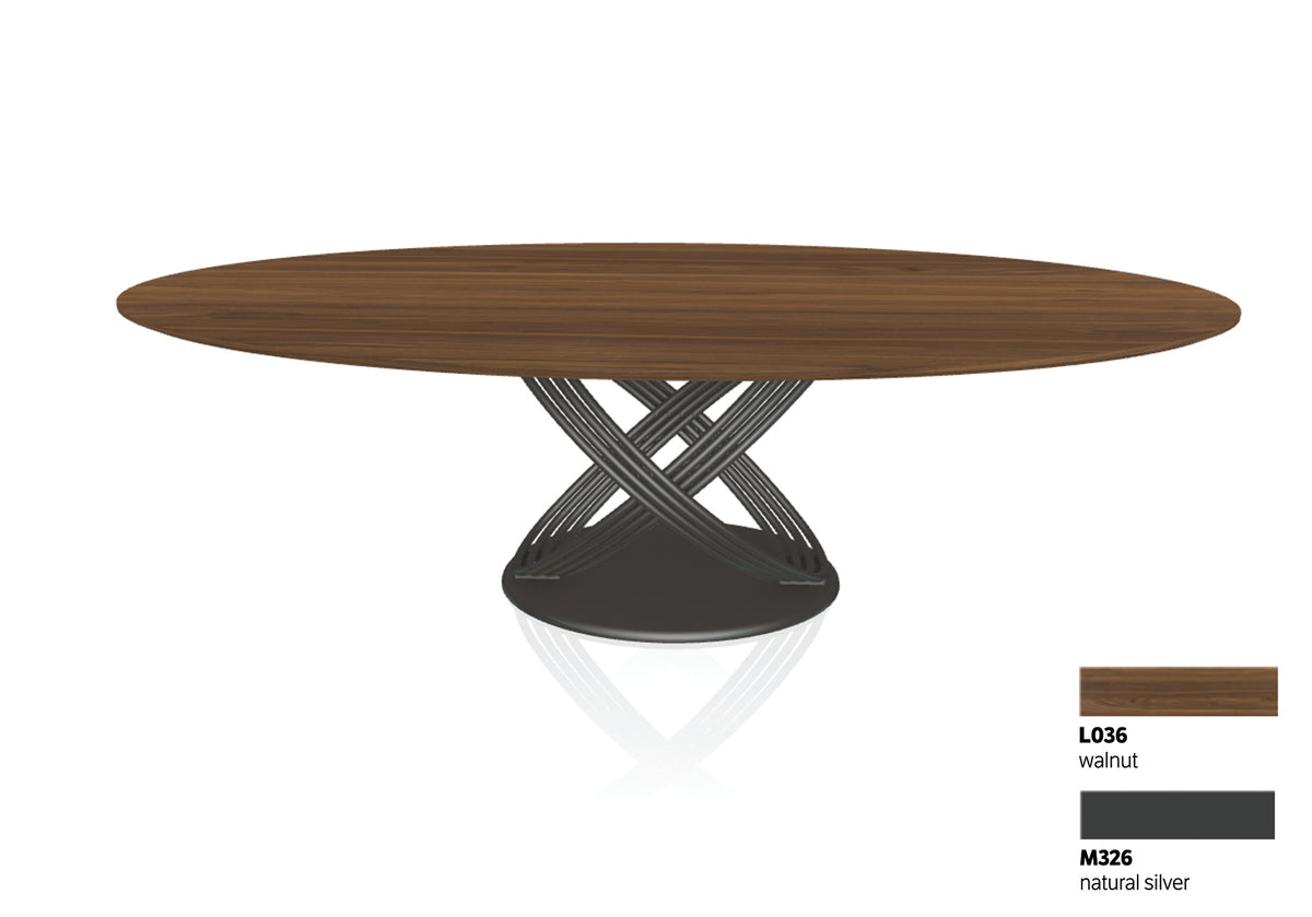 Fusion Fixed Oval Dining Table (Quick Ship) - discontinued
