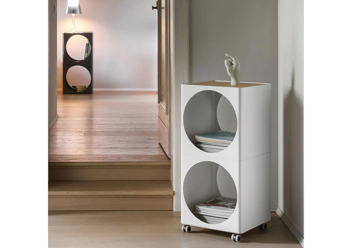 Ring Storage Container / Side Table / Bookcase