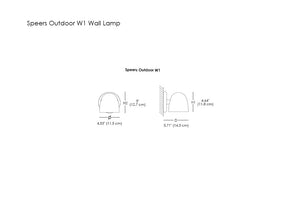 Speers Outdoor W1 Wall Lamp