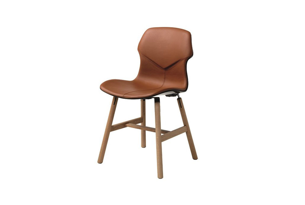 Stereo Wood Padded Front Chair