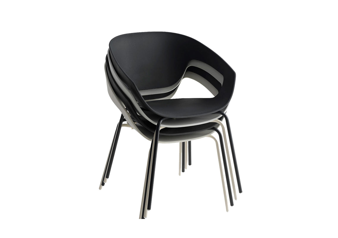 Vad Stackable Polypropylene Chair (Sold In Pairs)